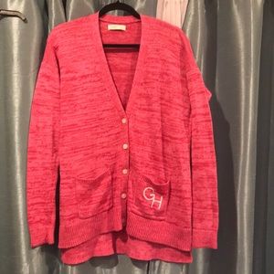 GILLY HICKS HIGH-low cardigan size L
